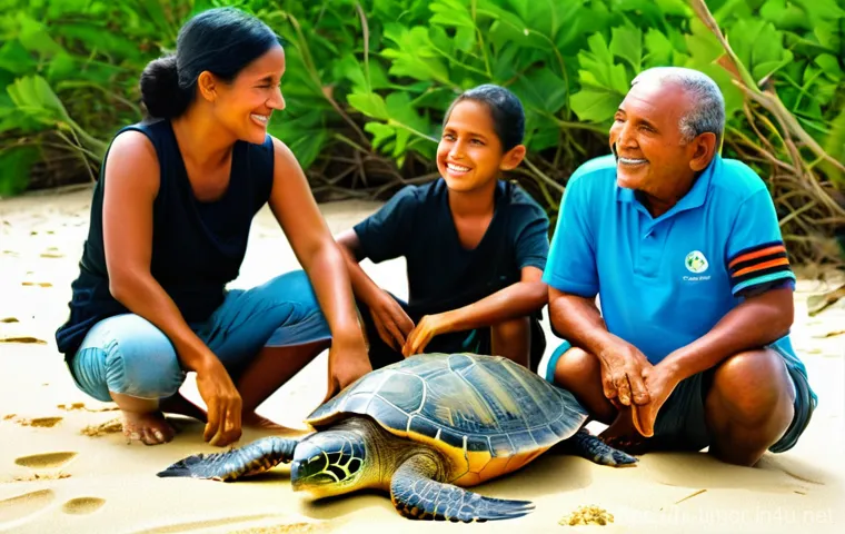 동티모르의 동물 보호 활동 - **A Vibrant Underwater World in East Timor:**
    A breathtaking, hyper-realistic underwater scene c...