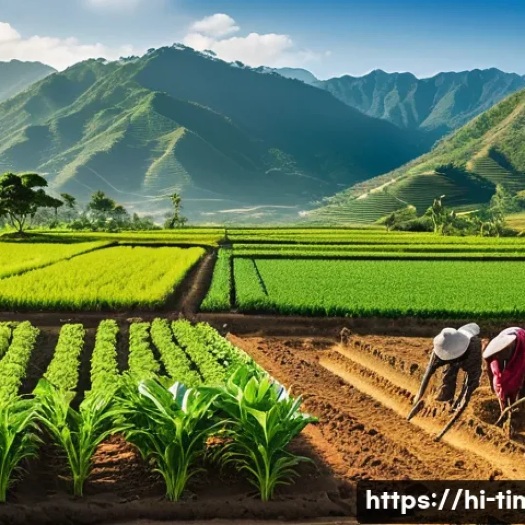 동티모르 경제 현황 - **Prompt 1: Agricultural Prosperity in Timor-Leste**
    "A vibrant, wide-angle shot of fertile agri...